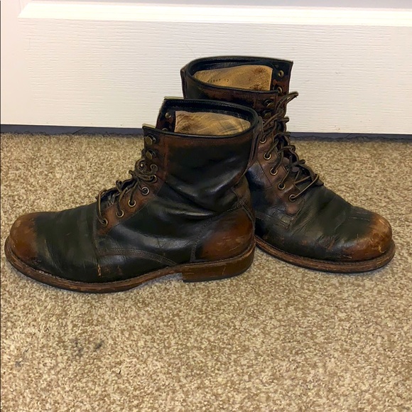 frye combat boots mens